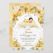 Einladung zur Baby-Dusche (Vorne/Hinten)