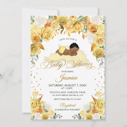 Einladung zur Baby-Dusche (Vorderseite)