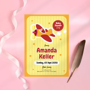 Einladung zur Baby-Dusche