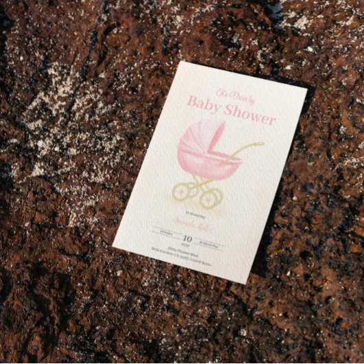 Einladung zur Baby-Dusche