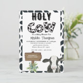 Einladung zur Baby-Dusche auf der Hütte (Stehend Vorderseite)