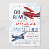 Einladung zur Baby-Dusche, Babydusche (Vorne/Hinten)