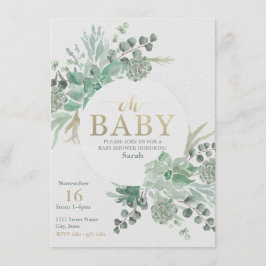 Einladung zur Baby-Dusche - Blumenladen