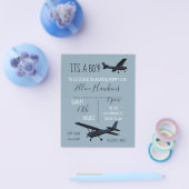 Einladung zur Baby-Dusche Flyer (Einzeln)