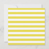 Einladung zur Baby-Dusche in Gelb und Grau (Rückseite)