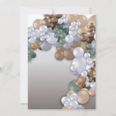 Einladung zur Baby Dusche - "Oh Baby" Geschlecht n (Rückseite)