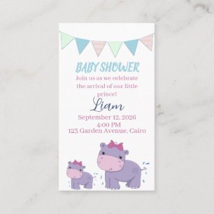 Einladung zur Baby Elephant Celebration Baby Showe