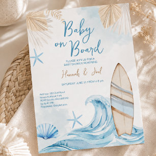 Einladung zur Baby-Party im Boho-Stil für einen kl