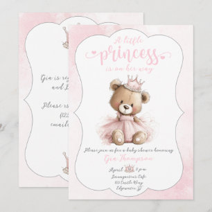 Einladung zur Baby Shower "Kleine Prinzessin" mit