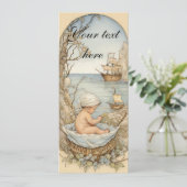 Einladung zur Babydusche (Stehend Vorderseite)