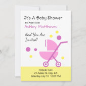 Einladung zur Babydusche (Vorderseite)