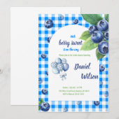 Einladung zur Babydusche (Vorne/Hinten)
