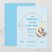 Einladung zur Babydusche (Vorne/Hinten)