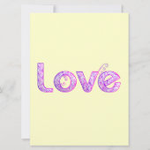 Einladung zur Babydusche. (Rückseite)