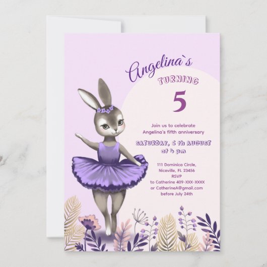 Einladung zur Babydusche, eine (Vorderseite)