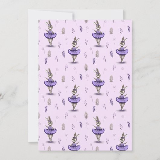 Einladung zur Babydusche, eine (Rückseite)