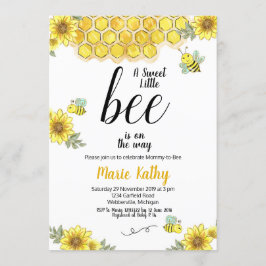 Einladung zur Babydusche Mommy-to-Bee