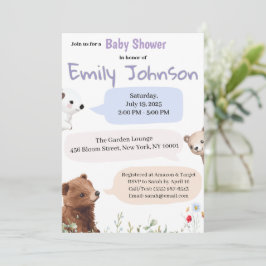 Einladung zur Babydusche - Personalisiertes Baby C