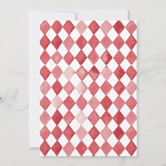 Einladung zur Babydusche | Zirkusdusche (Rückseite)