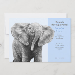 Einladung zur Babyelefantenparty in Afrika