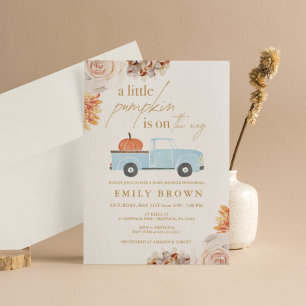 Einladung zur Babyparty für meinen kleinen Herbst-