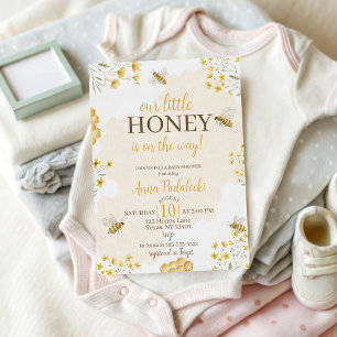 Einladung zur Babyparty für unser kleines Honigbab