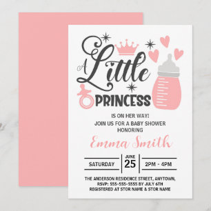 Einladung zur Babyparty Kleine Prinzessin