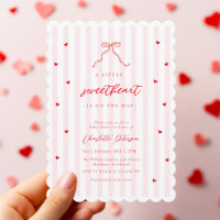 Einladung zur Babyparty Little Sweetheart Bow