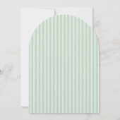 Einladung zur Babyparty mit Mutter Gans und Gänsch (Rückseite)