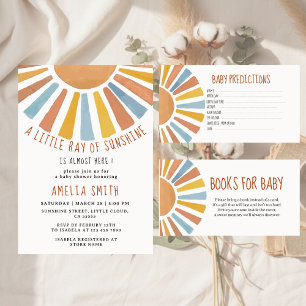 Einladung zur Babyparty Unser kleiner Sonnenschein