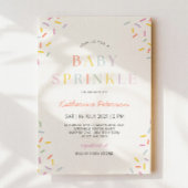 Einladung zur Babysprinkle Confetti Baby