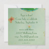 Einladung zur Ballerina (Rückseite)