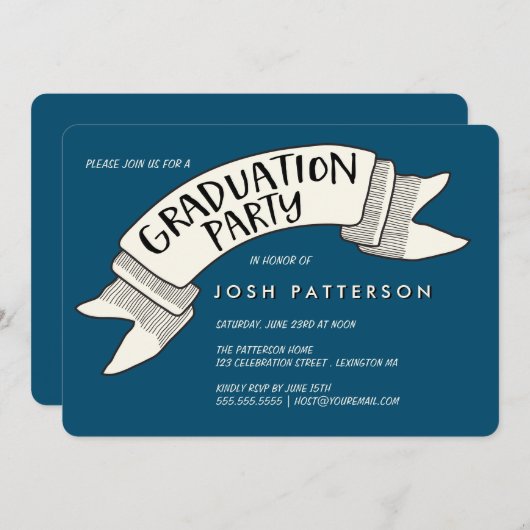 Einladung zur Bannerfeier (Vorne/Hinten)