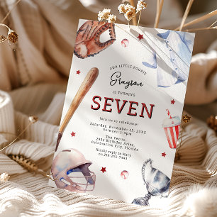 Einladung zur Baseball-Geburtstagsfeier für Kinder