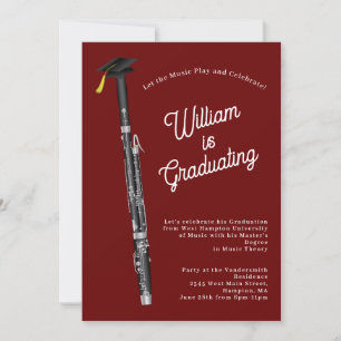 Einladung zur Bassoon Musician Graduation Party