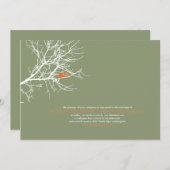 Einladung zur Baumhochzeit (Vorne/Hinten)