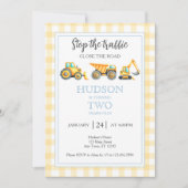 Einladung zur Baustellenparty: Verkehr stoppen (Vorderseite)