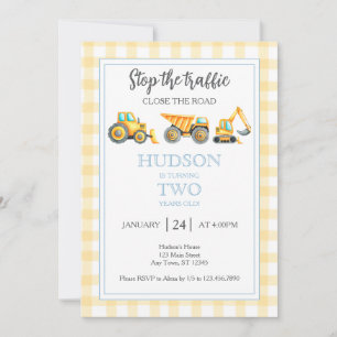 Einladung zur Baustellenparty: Verkehr stoppen