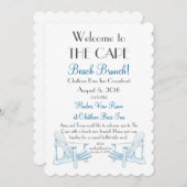 Einladung zur Beach Brunch (Vorne/Hinten)