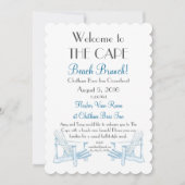 Einladung zur Beach Brunch (Vorderseite)