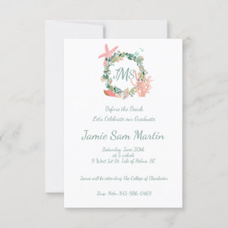 Einladung zur Beach Graduation Party | Ankündigung