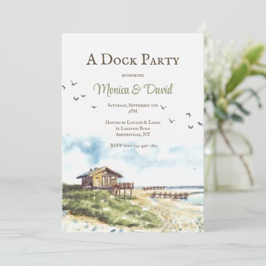 Einladung zur Beach Solace (Stehend Vorderseite)