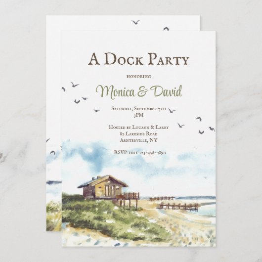 Einladung zur Beach Solace (Vorne/Hinten)