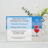 Einladung zur Beachruhestandsruhe (Stehend Vorderseite)