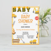 Einladung zur Bearbeitung, Geburtstag, Baby (Stehend Vorderseite)