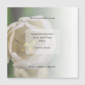 Einladung zur Beerdigung (Vorderseite)