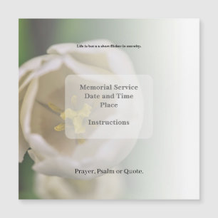 Einladung zur Beerdigung