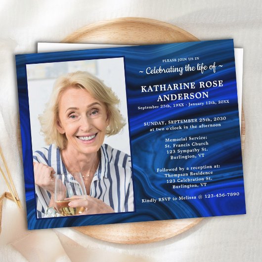 Einladung zur Beerdigung des Blue-Marble-Gedächtni