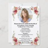 Einladung zur Beerdigung personalisierten Minimali (Vorderseite)