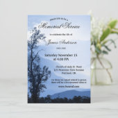 Einladung zur Beerdigung von Blauem Gebirge (Stehend Vorderseite)